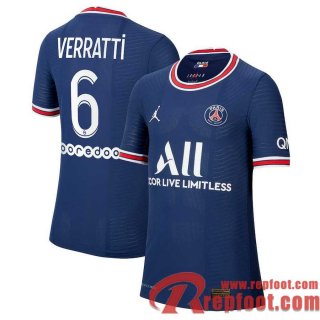 PSG Maillot De Foot Domicile 21 22 Homme # Verratti 6