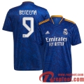 Real Madrid Maillot De Foot Extérieur 21 22 Homme # Benzema 9