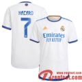 Real Madrid Maillot De Foot Domicile 21 22 Homme # Hazard 7