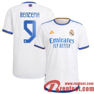 Real Madrid Maillot De Foot Domicile 21 22 Homme # Benzema 9