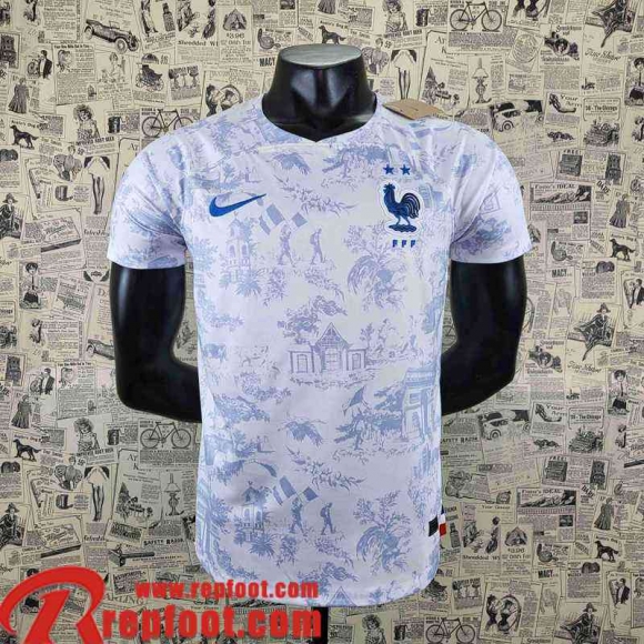 Maillot De Foot France Blanc Homme 22 23 AG89