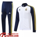 Veste Foot Real Madrid Blanc Homme 22 23 JK453