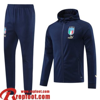 Veste Foot - Sweat A Capuche Italie bleu Homme 22 23 JK479