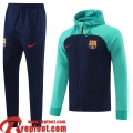 Veste Foot - Sweat A Capuche Barcelone bleu vert Homme 22 23 JK480