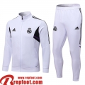 Veste Foot Real Madrid Blanc Homme 22 23 JK499