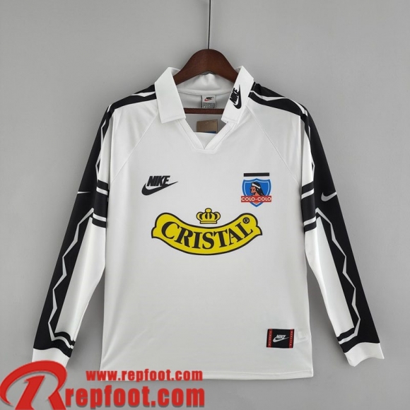 Retro Maillot De Foot Colo Colo Domicile Homme Manche Longue 1995 FG161