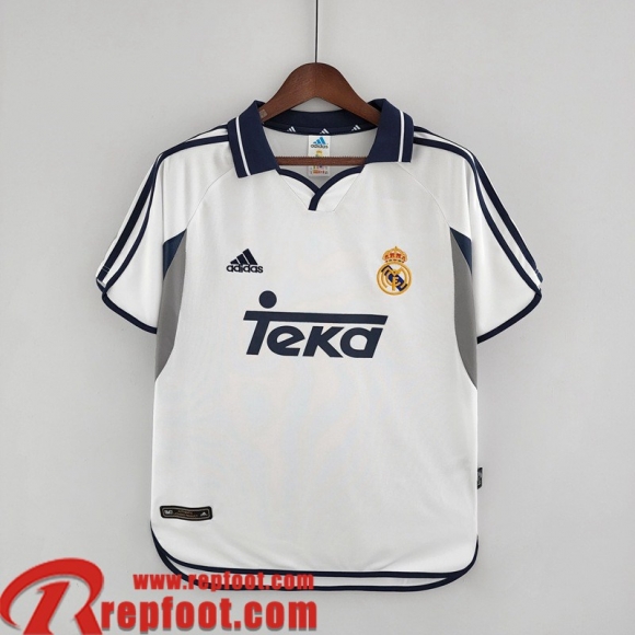 Retro Maillot De Foot Real Madrid Domicile Homme 00 01 FG175