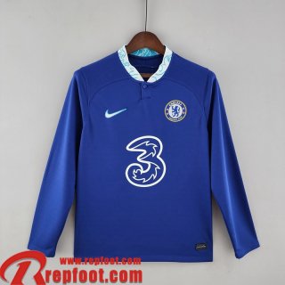 Maillot De Foot Chelsea Domicile Homme Manche Longue 22 23 KL03