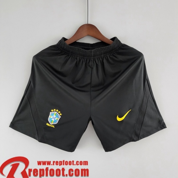 Short De Foot Brazil noir Homme 2022 DK169