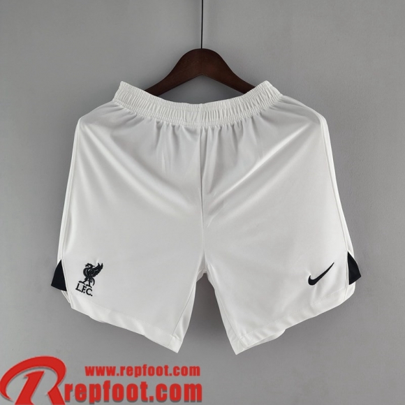 Short De Foot Liverpool Blanc Homme 22 23 DK188