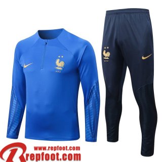 Survetement de Foot France bleu Homme 22 23 TG335