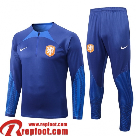 Survetement de Foot Pays-Bas bleu Homme 22 23 TG336