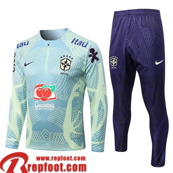 Survetement de Foot Bresil vert Homme 22 23 TG339