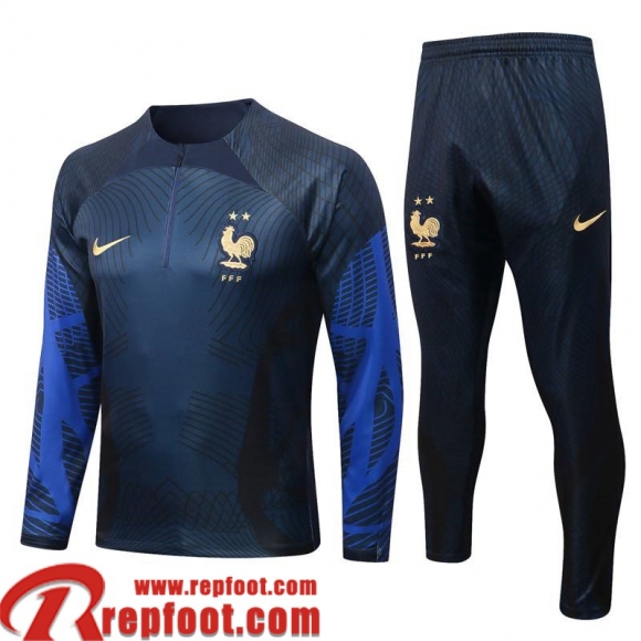 Survetement de Foot France bleu Homme 22 23 TG341  Survetement de Foot France bleu Homme 22 23 TG341