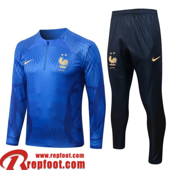 Survetement de Foot France bleu Homme 22 23 TG344