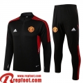 Survetement de Foot Manchester United noir Homme 22 23 TG359