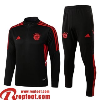 Survetement de Foot Bayern Munich noir Homme 22 23 TG360