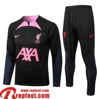 Survetement de Foot Liverpool noir Homme 22 23 TG364