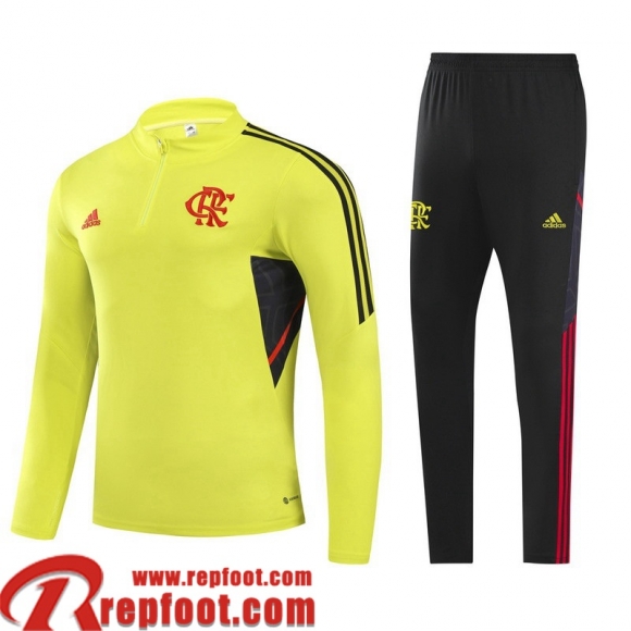 Survetement de Foot Flamengo jaune Homme 22 23 TG371