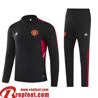 Survetement de Foot Manchester United noir Homme 22 23 TG373