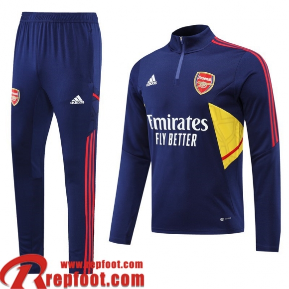 Survetement de Foot Arsenal bleu Homme 22 23 TG376