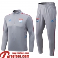 Survetement de Foot Lyon gris Homme 22 23 TG382