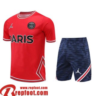 Survetement T Shirt PSG rouge Homme 22 23 TG408
