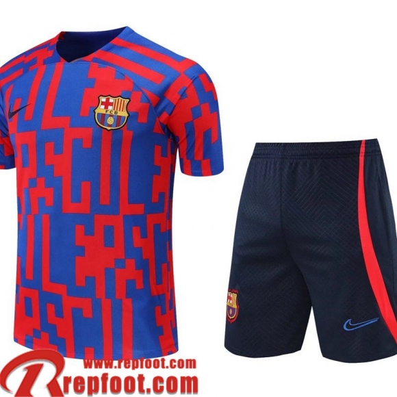 Survetement T Shirt Barcelone rouge Bleu Homme 22 23 TG410