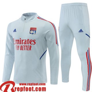 Survetement de Foot Lyon gris Homme 22 23 TG300