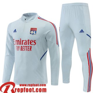 Survetement de Foot Lyon gris Homme 22 23 TG300