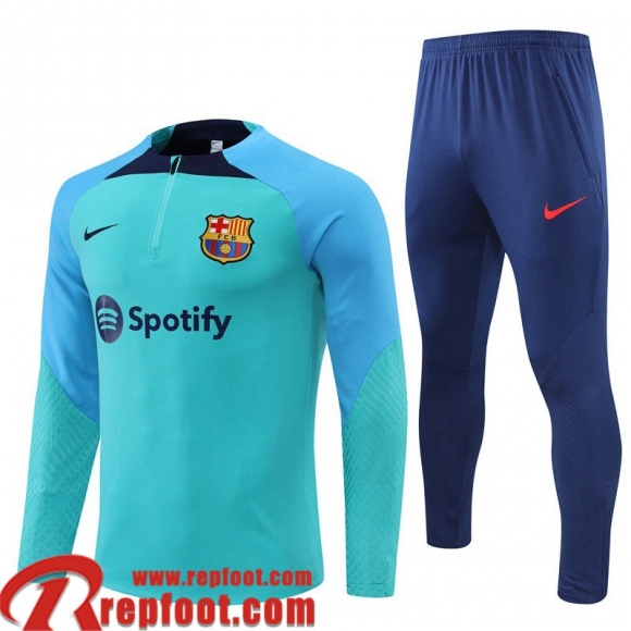 Survetement de Foot Barcelone bleu Homme 22 23 TG307