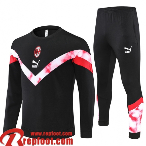 Survetement de Foot AC Milan noir Homme 22 23 TG314