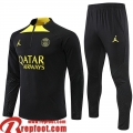 Survetement de Foot PSG noir Homme 22 23 TG316