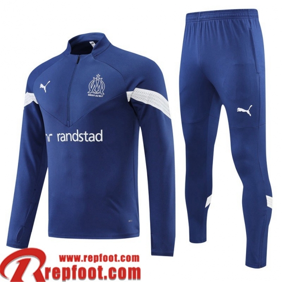 Survetement de Foot Marseille bleu Homme 22 23 TG323