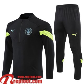 Survetement de Foot Manchester City noir Homme 22 23 TG328