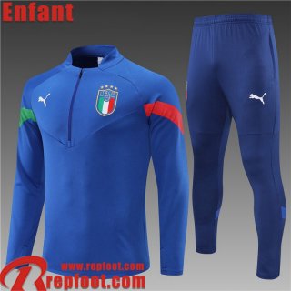 Survetement de Foot Italie bleu Enfant 22 23 TK322