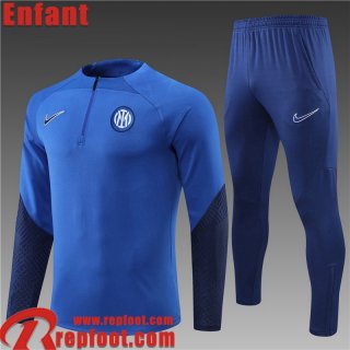 Survetement de Foot Inter Milan bleu Enfant 22 23 TK335