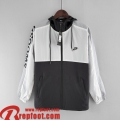 Coupe Vent - Sweat a Capuche Sport noir blanc Homme 22 23 WK91