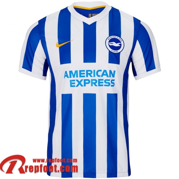 Brighton & Hove Albion Maillot Foot Domicile Homme 21 22