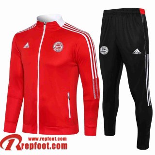 Bayern Munich Veste Foot rouge Homme 21 22