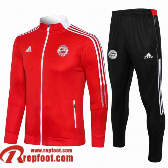 Bayern Munich Veste Foot rouge Homme 21 22