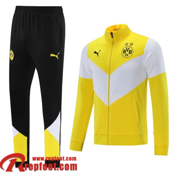 Dortmund BVB Veste Foot jaune Homme 21 22  Dortmund BVB Veste Foot jaune Homme 21 22
