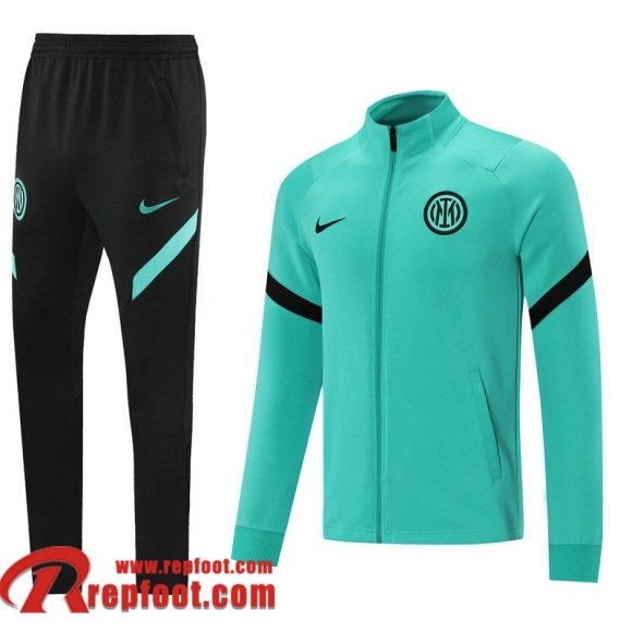 Inter Milan Veste Foot vert Homme 21 22