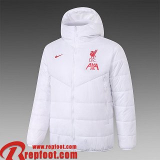 Doudoune Foot Liverpool Blanc Homme 22 23 DD93