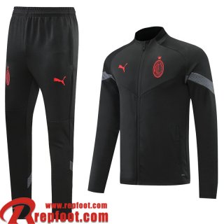 Veste Foot AC Milan noir Homme 22 23 JK511