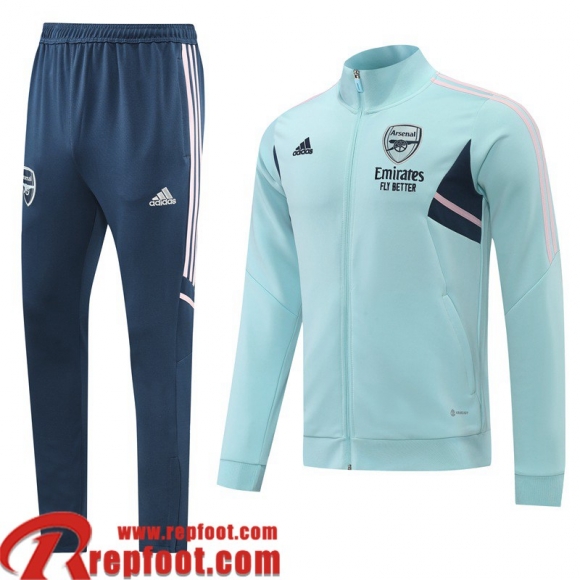 Veste Foot Arsenal bleu clair Homme 22 23 JK514