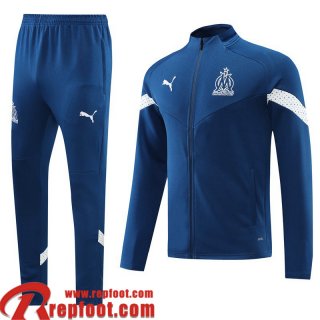 Veste Foot Olympique De Marseille bleu Homme 22 23 JK519