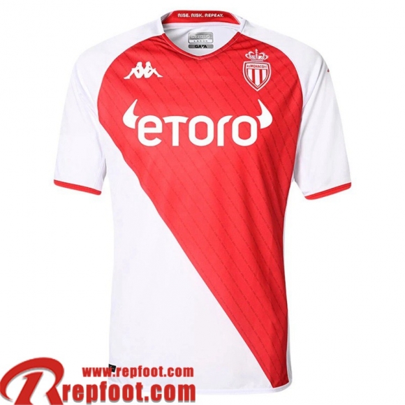 Maillot De Foot AS monaco Domicile Homme 22 23  Maillot De Foot AS monaco Domicile Homme 22 23