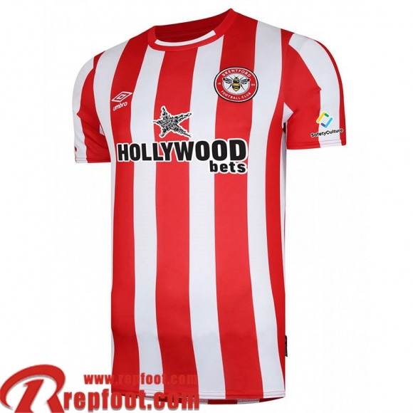 Maillot De Foot Brentford Domicile Homme 22 23  Maillot De Foot Brentford Domicile Homme 22 23
