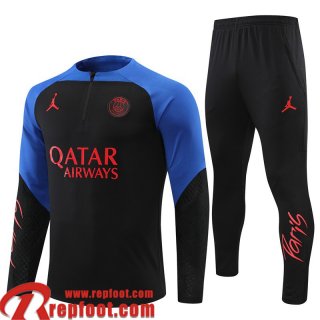 Survetement de Foot PSG Paris noir Homme 22 23 TG417